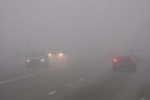 Foggy Highway - Photo © Copyright Montypeter/Shutterstock