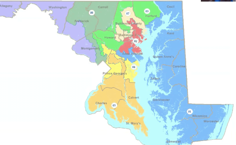 Md. Legislative Redistricting Panel Approves Congressional Map Proposal ...