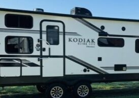 Actual stolen Keystone Kodiak camper / Image courtesy DSP