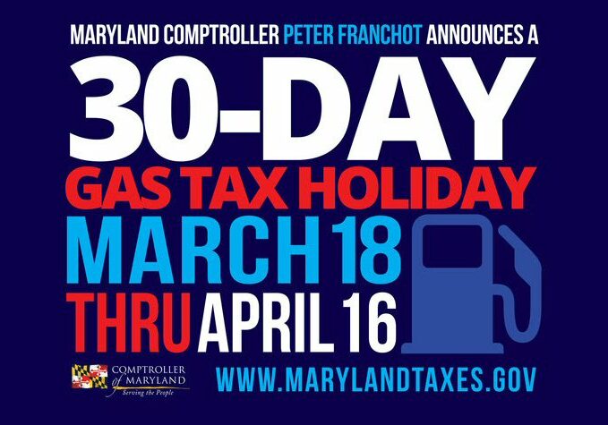 03-18-22 MD GAS TAX HOLIDAY