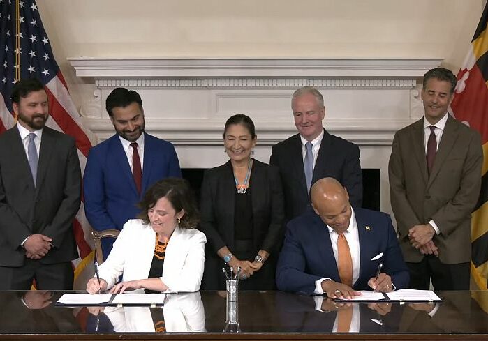 Signing Ceremony of MOU with State of Maryland and BOEM to strengthen MD's partnership on  offshore wind development