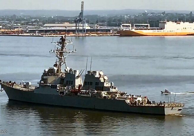 USS Gonzales enters the Port of Baltimore via the newly-reopened Fort McHenry Federal Channel Thursday, June 12, 2024, in time for Maryland Fleet Week. Just days earlier, Unified Command reached the milestone of clearing all wreckage from the 700-foot-wide by 50-foot-deep Federal Channel, following the March 26 collapse of the Francis Scott Key Bridge / Video by Bobby Petty/US Army Corps of Engineers, Baltimore District.