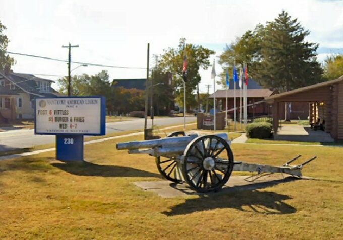 08-25-23-AmLegionNanticokePost6-WWI-Cannon