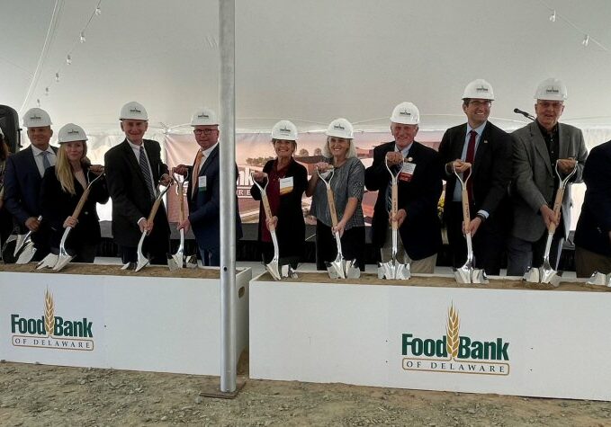 Groundbreaking for Food Bank of Delaware in Milford / Image courtesy Food Bank of Delaware