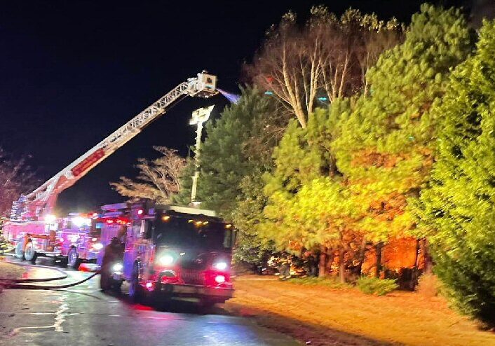 Juniper Drive, Sandy Brae Fire /Image courtesy Lewes Fire Department