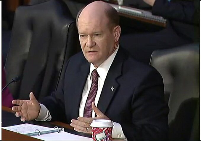 2022 DE Sen Coons-AtNomHearing-JudgeKetanjiBrownJackson