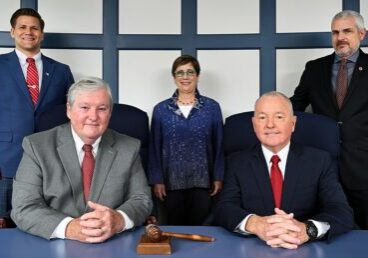 L-R:  Matt Lloyd, John Rieley, Jane Gruenenbaur, Doug Hudson, Steve McCarron / Image courtesy Sussex County Government