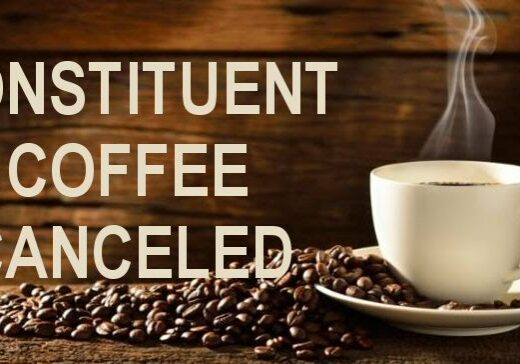 Constituent Coffee Canceled