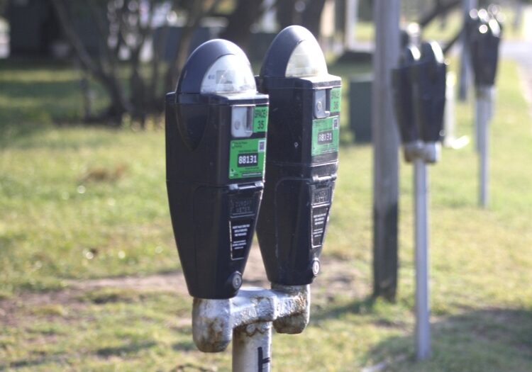 A Duncan parking meter north of the Henlopen Condo.  Image courtesy WGMD/Alan Henney.