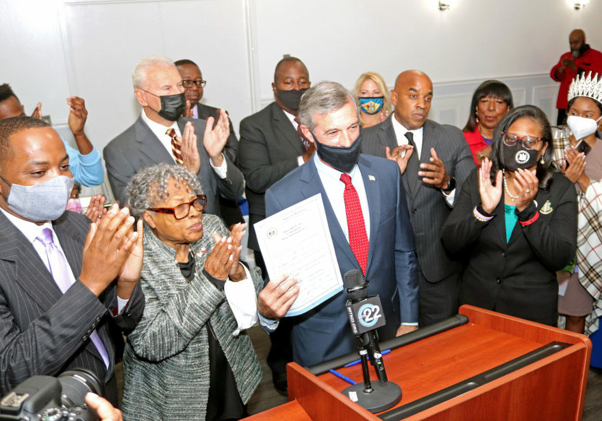 Legislation to designate June 19th as an official state Juneteenth holiday was signed Wednesday by Governor John Carney (photo courtesy of Delaware House Democratic Caucus)