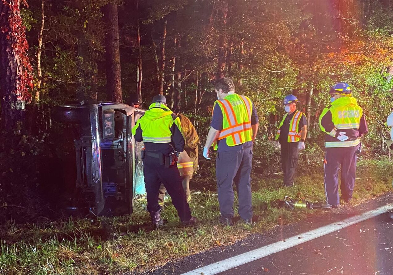 Photo courtesy of Indian River Vol. Fire Co. (crash, Mt. Joy Rd. Mon. Oct. 26th)