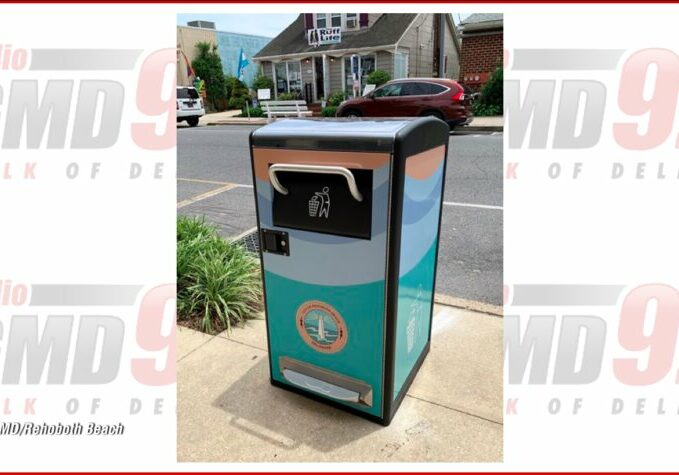 Rehoboth Solar Trash Bin