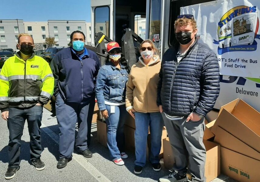 Stuff the Bus was held during the final week of April (photo courtesy of Delaware Transit Corp.)