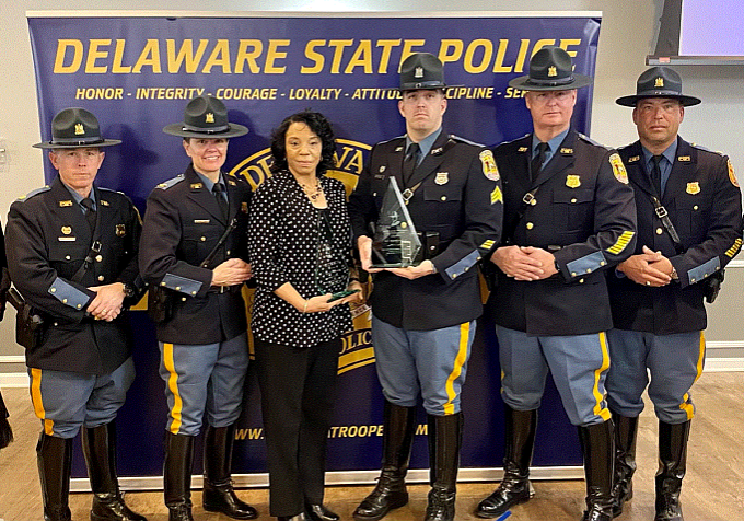 2021 Trooper of the Year & Civilian of the Year Awards / Image courtesy DSP