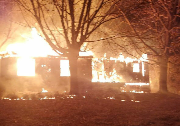 Tilghman fire, Dec. 14th (photo courtesy of Md. State Fire Marshal's Office)