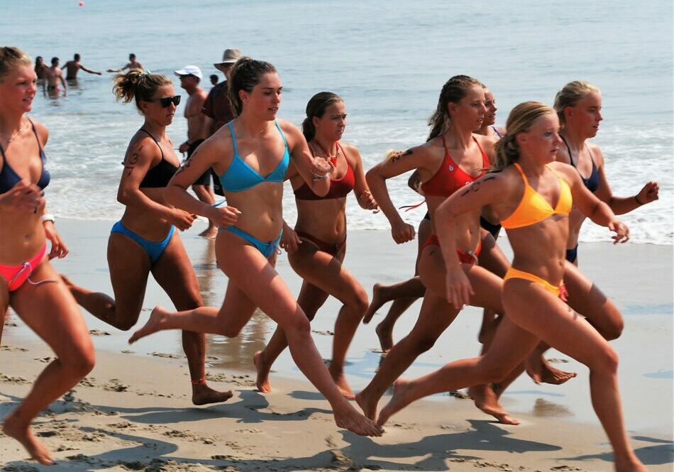 Archive photo of previous lifeguard championships (photo provided by the City of Rehoboth Beach)